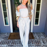 Manhattan Muse Pinstripe Pants