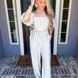 Manhattan Muse Pinstripe Pants
