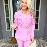 Amour In Pink Blazer