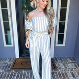 Manhattan Muse Pinstripe Pants