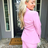 Amour In Pink Blazer