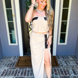 Elite Style Belt Detail Skirt