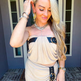 Elite Style Belt Detail Top