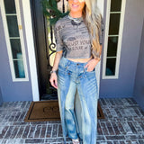 Front Page Babe, Newspaper Print Top