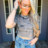 Front Page Babe, Newspaper Print Top