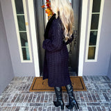 Rich Girl Aura Fur Duster - Black