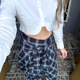 Backstage Pass Flannel Skirt