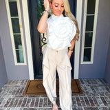 Editorial Balloon Pants - Taupe