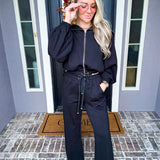 Luxe Layover Wide Leg Jogger Pants