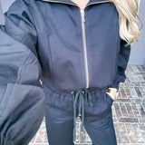 Luxe Layover Wide Leg Jogger Pants