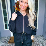 Luxe Layover Oversized Collar Jacket