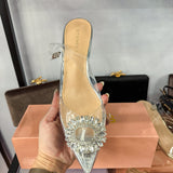 Diamond De Fleur Kitten Heel - Silver