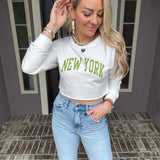 NYC Cropped Sweater