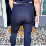V-Front Black Legging