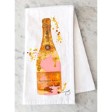 Pop The Bubbly Tea Towel