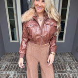 Kiss And Tell Faux Fur Jacket