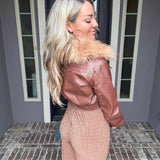 Kiss And Tell Faux Fur Jacket