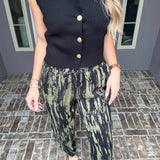 Keep It Cool Olive Joggers