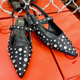 Iris Studded Flat