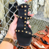 Cleo Studded Block Heel